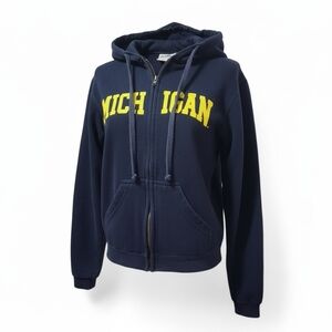 Michigan Full-Zip Hoodie MV Sports Womens Size Small